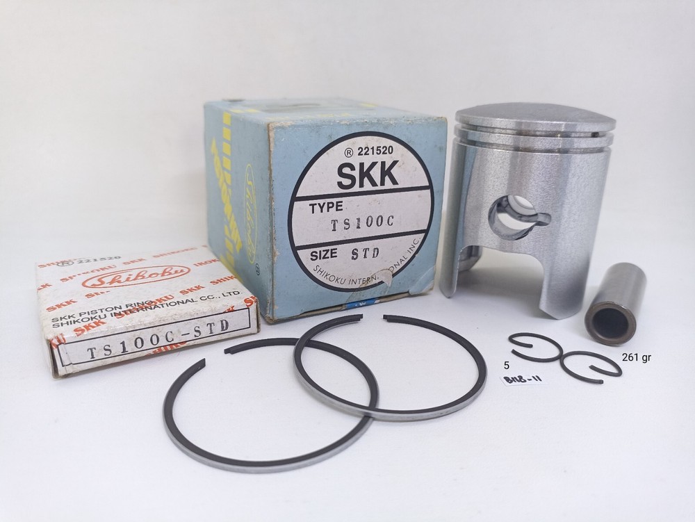 SUZUKI TS100 C PISTON RINGS KIT SIZE STD NEW