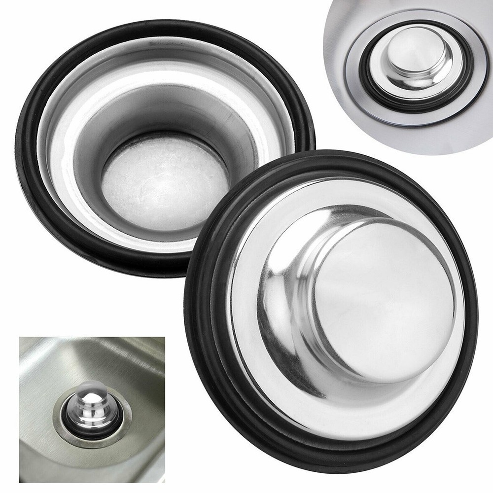 Kitchen Sink Stopper Replacement Stainless Steel Construction Fits Many Brands