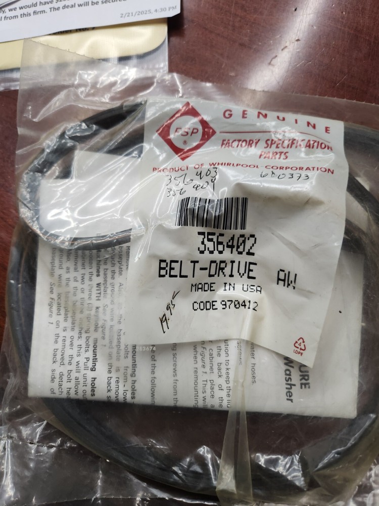 Washer & Dryer Belts (15)