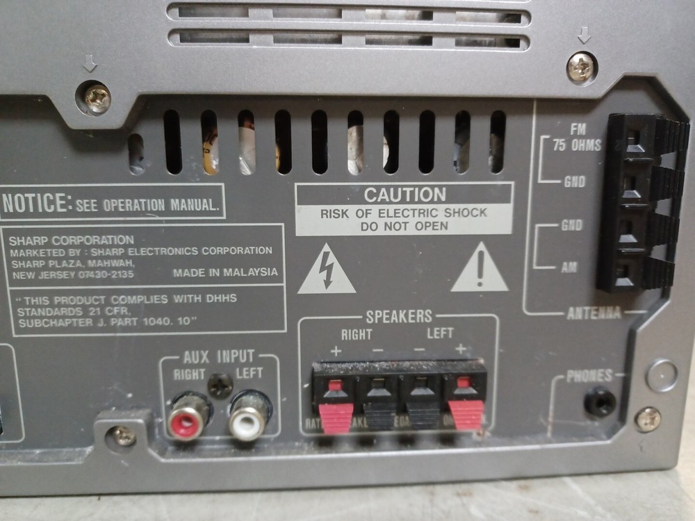 VINTAGE Sharp 1-Bit Digital Audio System SD-EX100 CD Player 2002 - TESTED