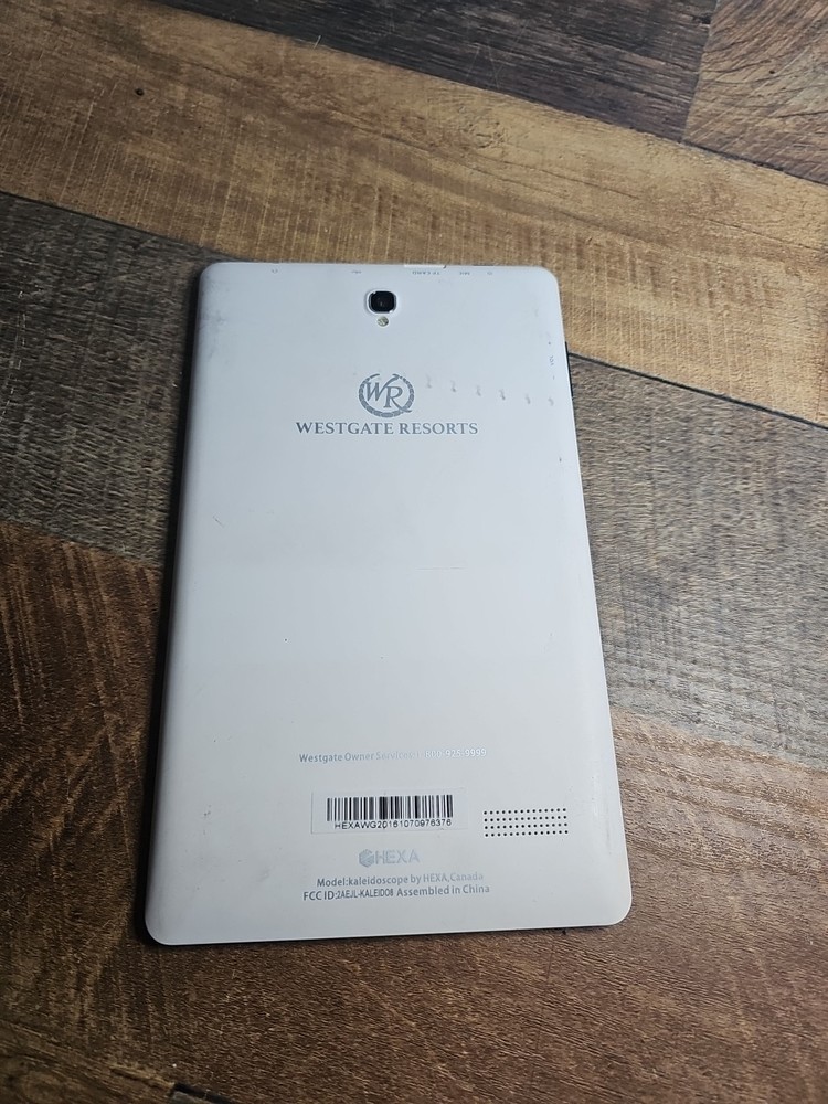 Hexa Westgate Resorts 32gb WiFi 8" Android Tablet White