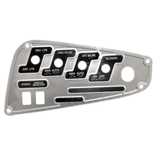 MasterCraft Boat Blank Switch Panel 50041711 | Billet Aluminum
