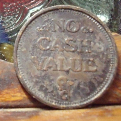 N. J. M. AMUSEMENTS VINTAGE ARCADE TOKEN