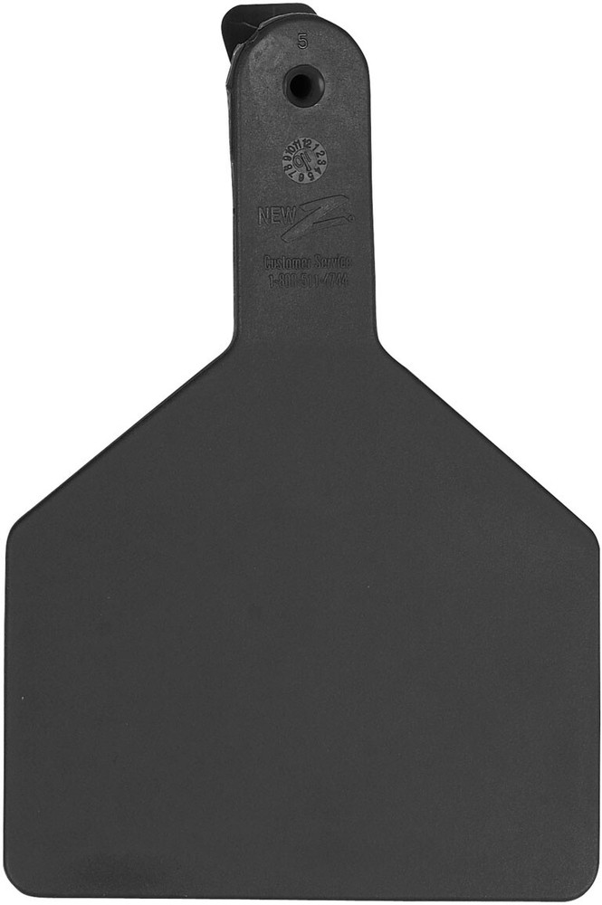 Z Tags Cow Ear Tags Blank Black 25 Count