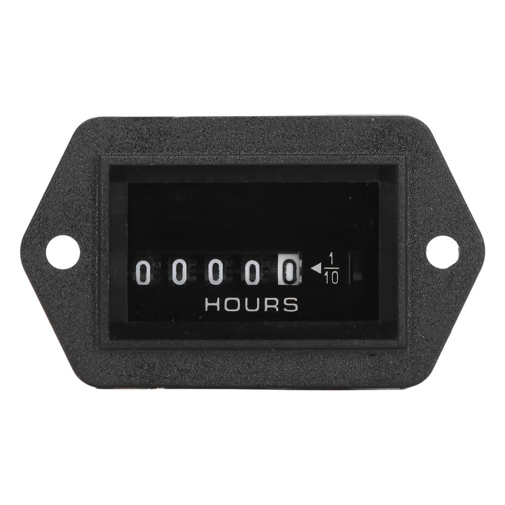 Mechanical Hour Meter Quartz Hourmeter For Construction Vehicle 12‑36VDC