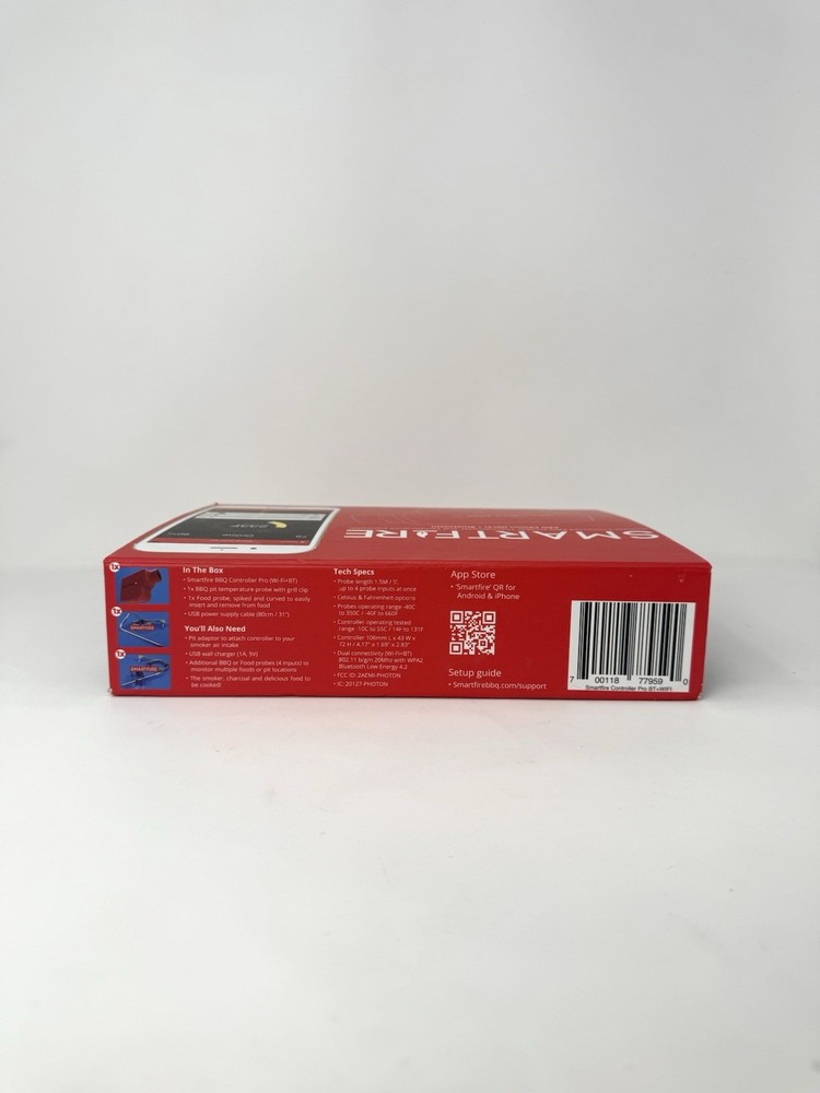 Smartfire BBQ Smoker Thermometer & Temperature Controller Pro Edition (G-125)