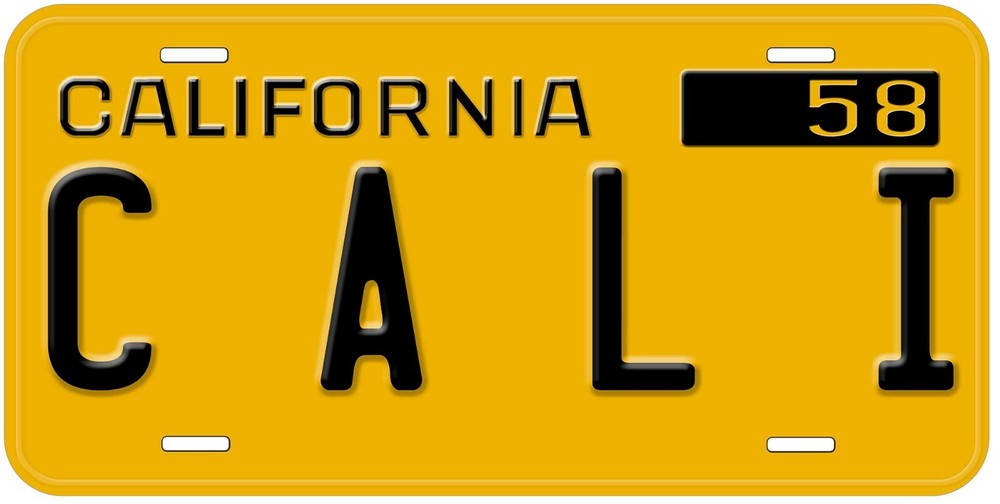 Personalized California 1958 Car Auto License Plate Any Text