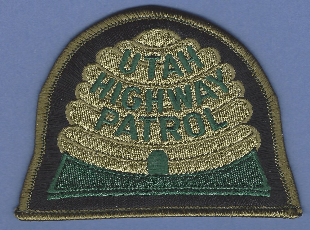 UTAH HIGHWAY PATROL TACTICAL SHOULDER PATCH GREEN