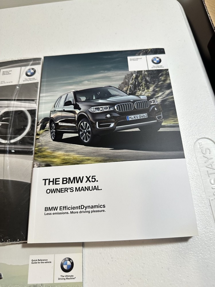 BMW X5 Owner's Manuals Set 2014