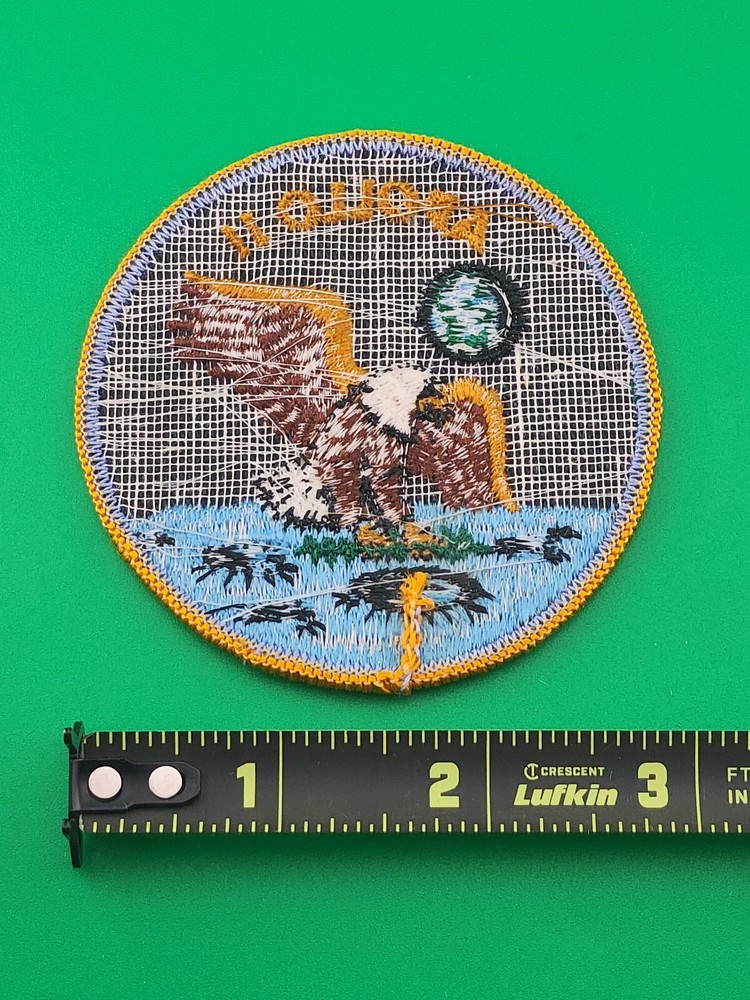 Apollo II Eagle On Moon Patch NEW Vintage