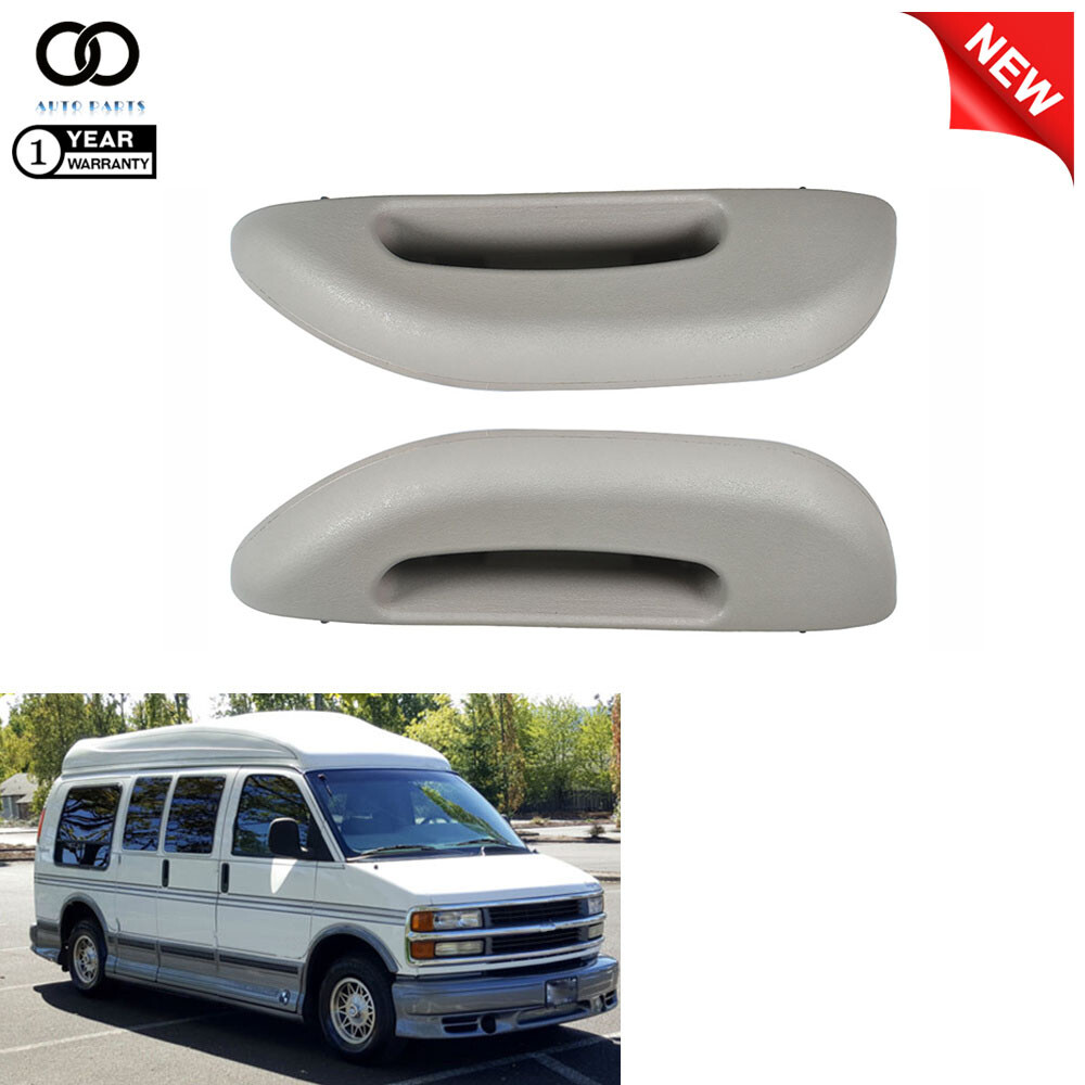 Pair Set Armrest Front Driver Passenger Left&Right For Chevy Express Van