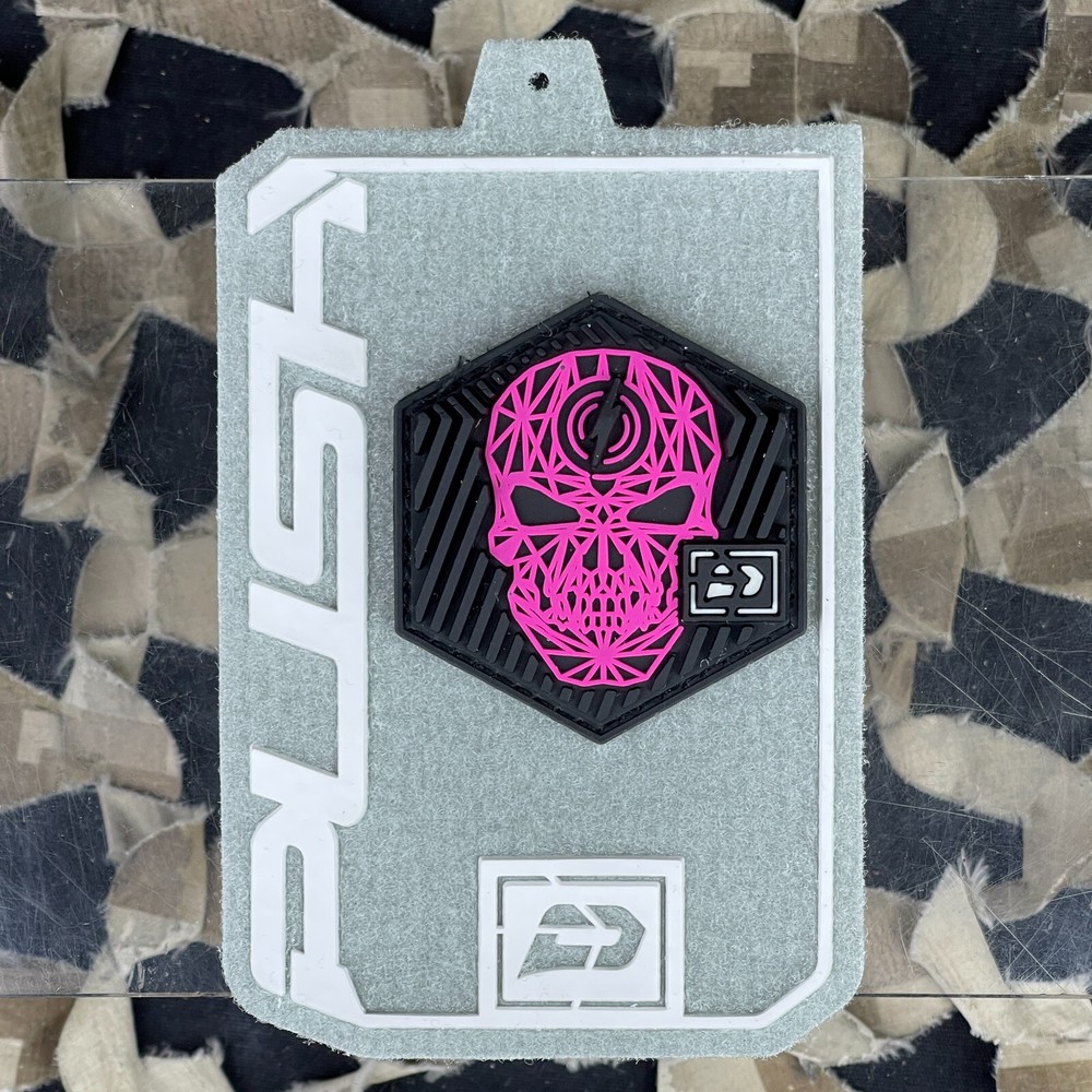 NEW Push Rubberized Patch - Crystal Pink