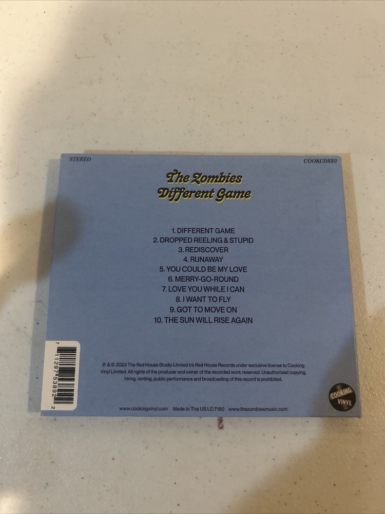 THE ZOMBIES SIGNED AUTOGRAPH CD ACOA DIFFERENT GAME