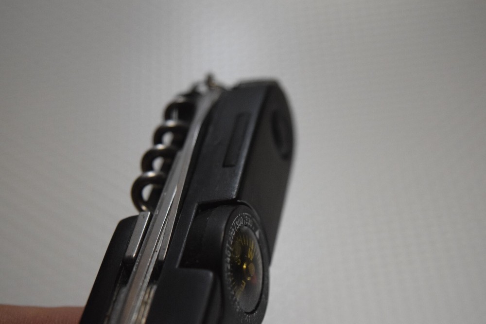 SIX FUNCTION MULTITOOL KNIFE CORKSCREW COMPASS SURVIAL POCKET TOOL CAMP HIKING