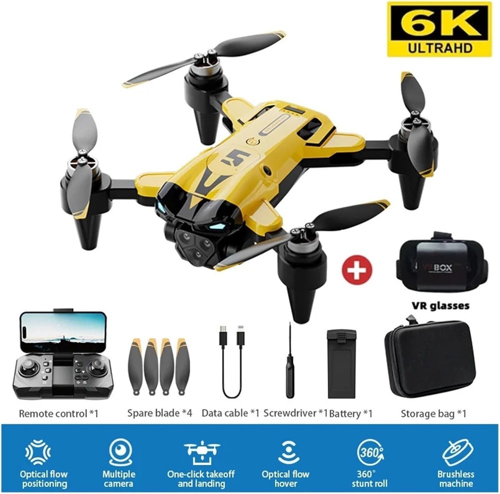 M5 Drone 5G Wifi GPS Obstacle Avoidance FPV Foldable Drone Optical Flow Switchin