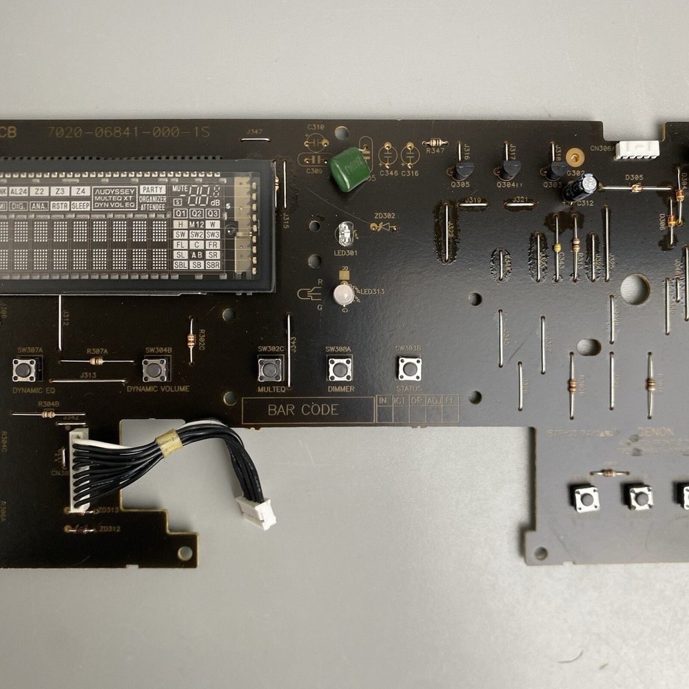 DENON AVR2310 REPLACEMENT FRONT DISPLAY PCB CIRCUIT BOARD 7028-06841-101-0