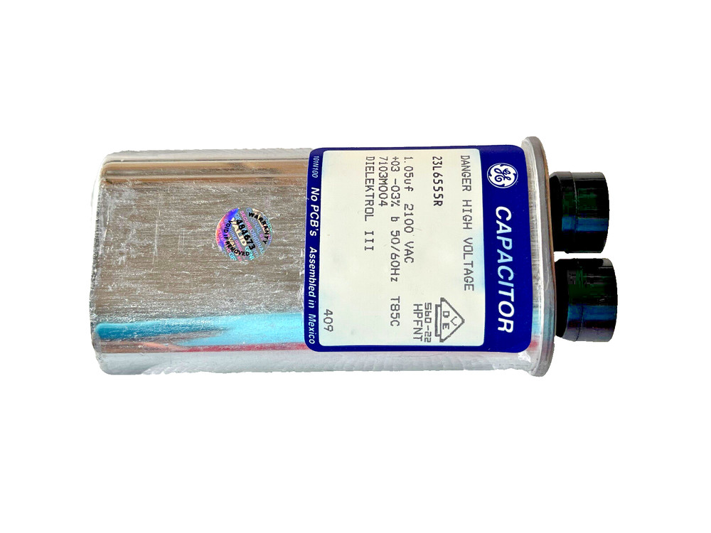 Genuine GE Microwave High-Voltage Capacitor 23L6555R