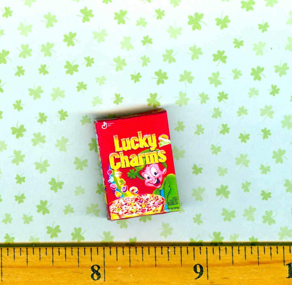 Dollhouse Miniature Size Charming Cereal Box # L C
