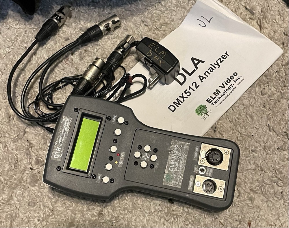 DLA DMX512 Analyzer from ELM Video Technology, Inc
