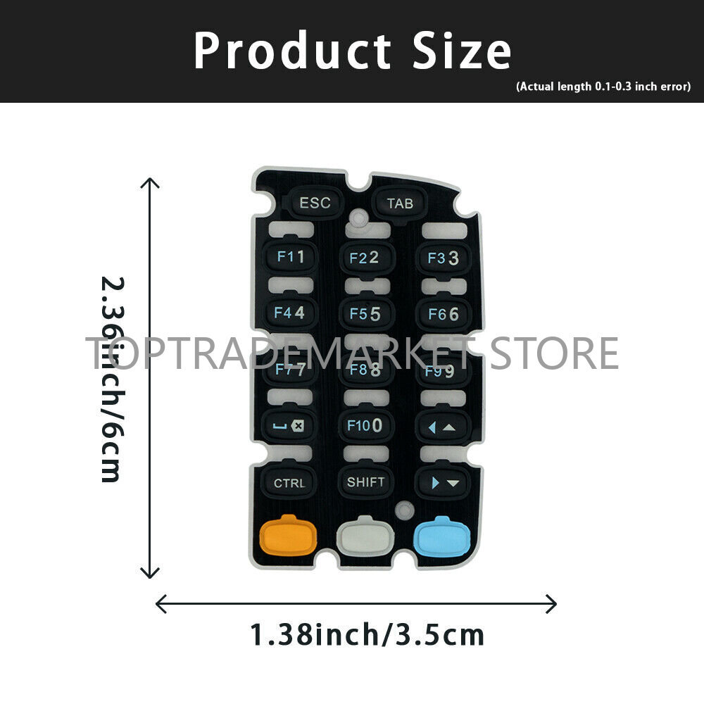 20-Keys Function Keys Keypad for Motorola Symbol WT6000 WT6300 Wearable Computer