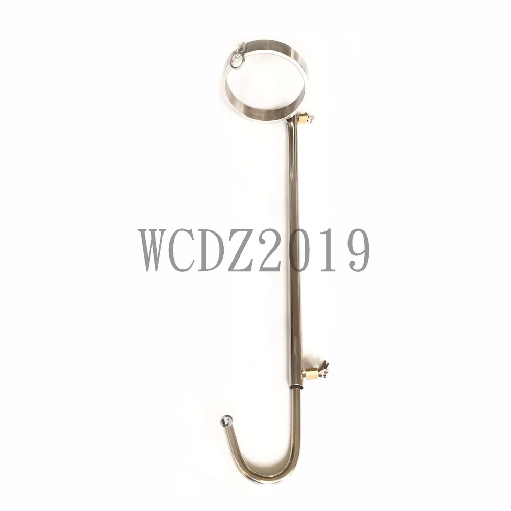 Constraint Stainless Steel Collar Forced Posture Harness Hook Restraint Metal