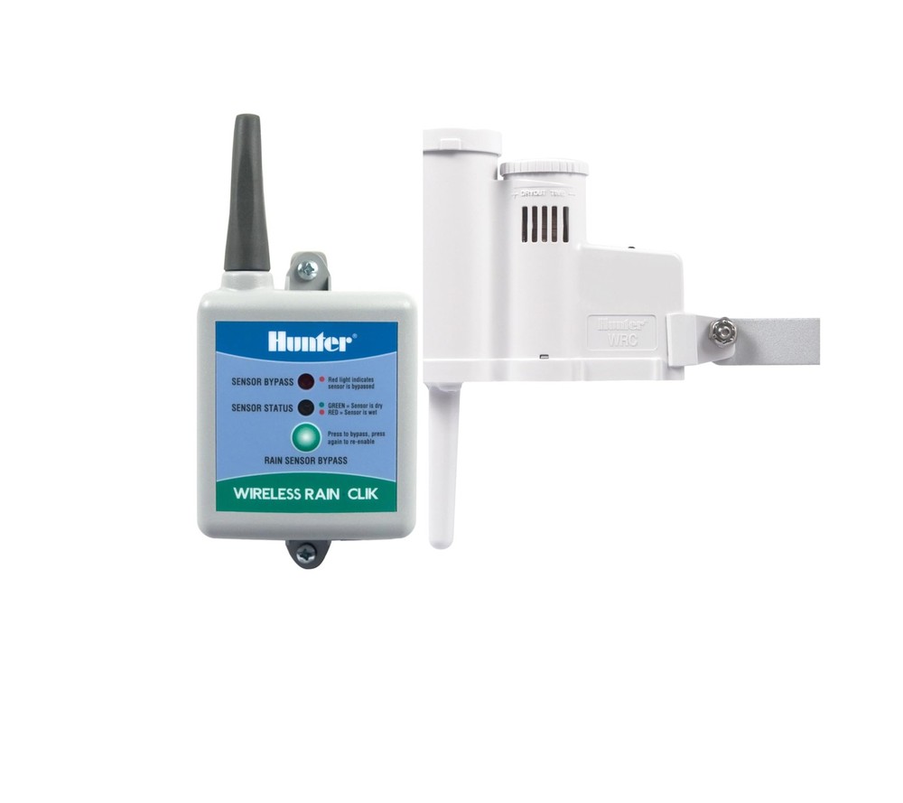 Hunter Rain Clik WRCLIK Wireless Rain Sensor System, Automatic Shutoff