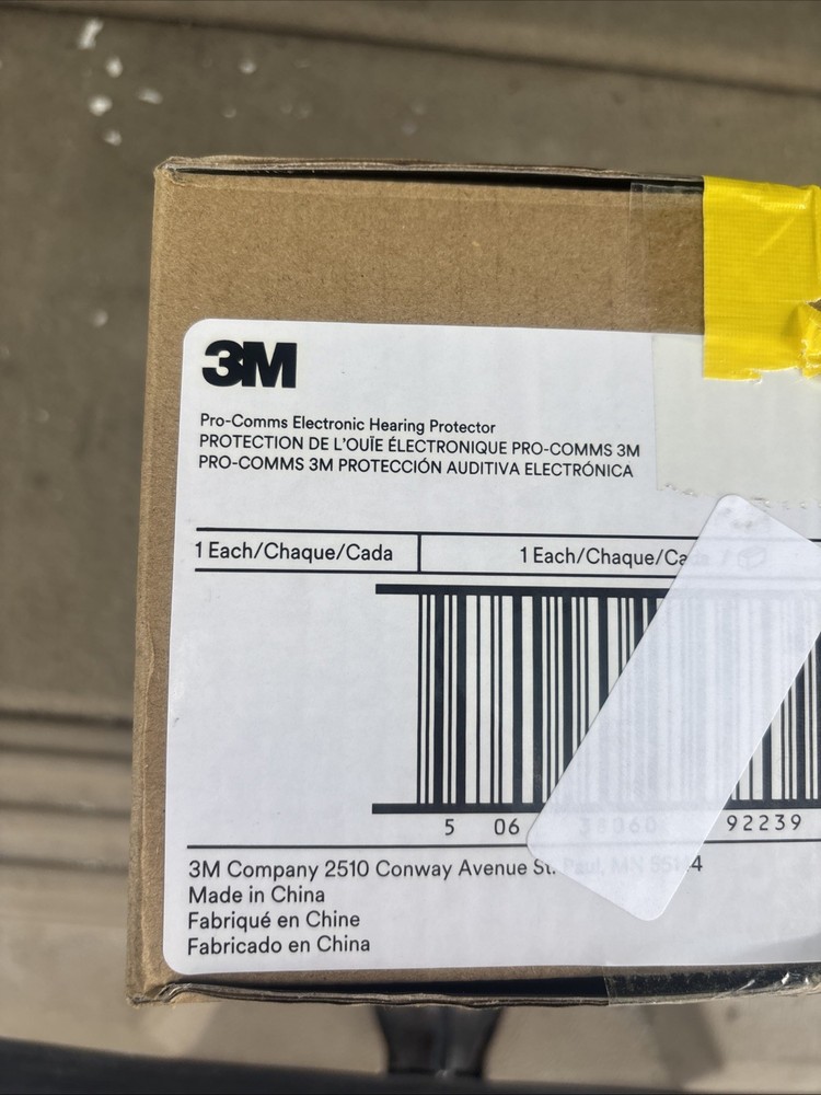 3M Pro-Comms Electronic Hearing Protector, Wireless Earmuffs With Bluetooth...