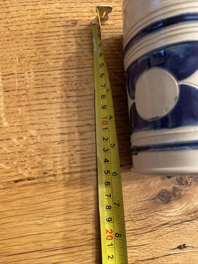 2 Williamsburg Pottery Tankards Primitive Vintage