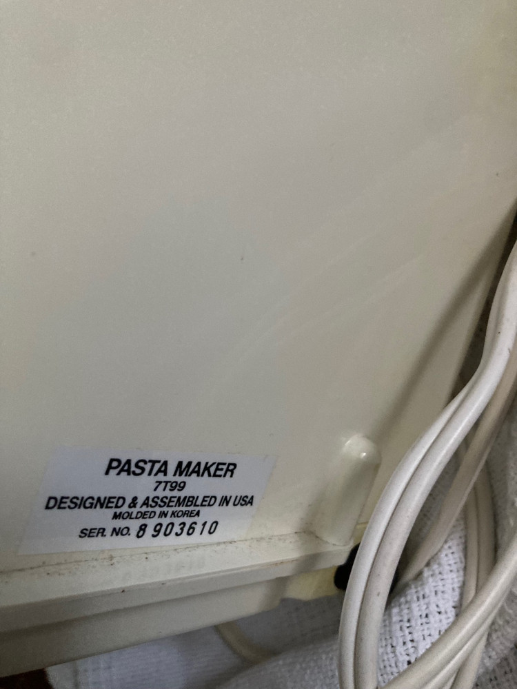 Popeil Automatic Pasta Maker Machine Model P400 + Accessories