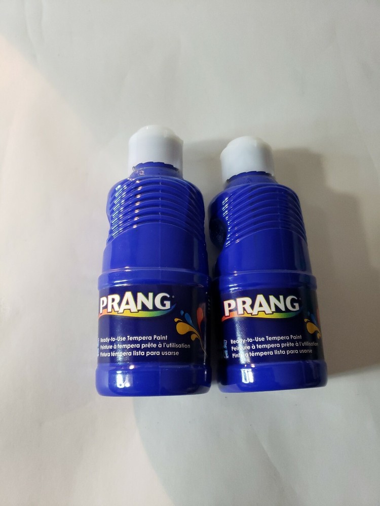 Prang Ready-to-Use Tempera Paint Blue. 2 x 8 oz 16 oz total. WASHABLE