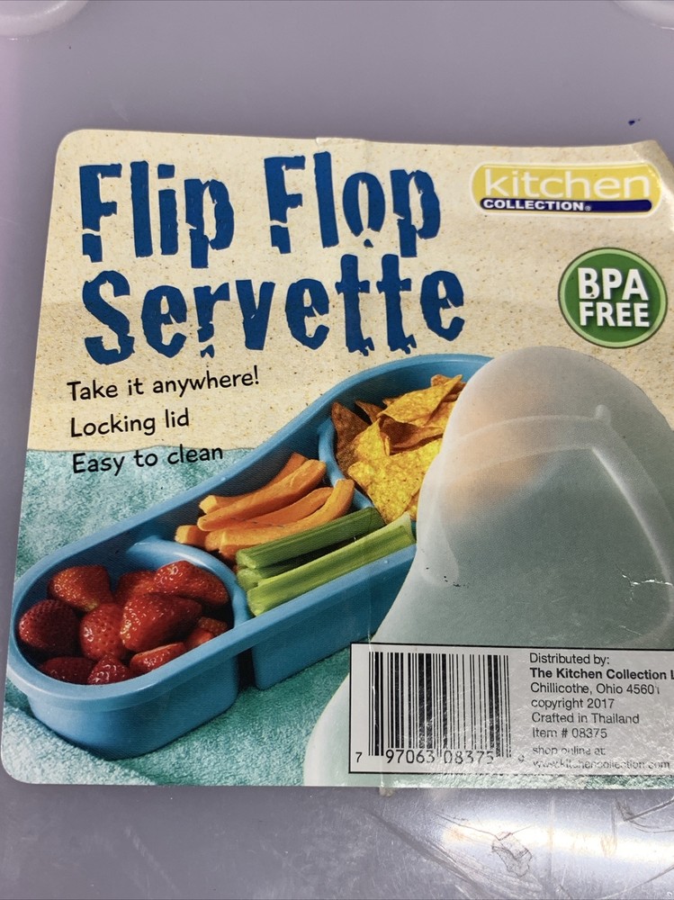 Kitchen Collection Flip Flop Servette - Assorted Color - 08375