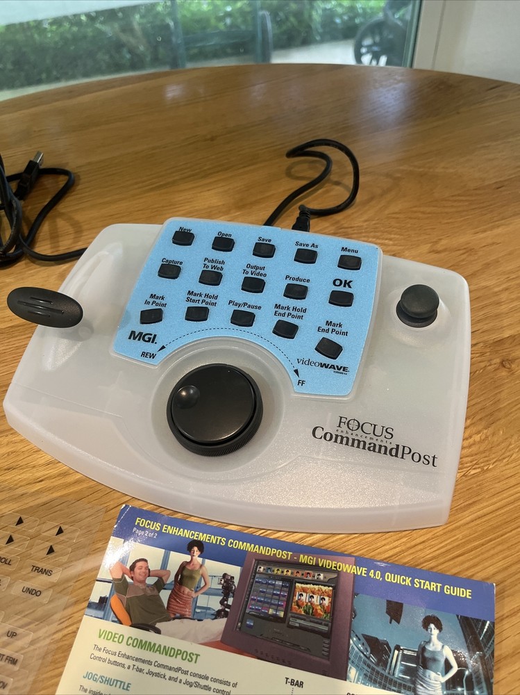 Videonics Focus Command Post CP-1 Media Controller w/ USB Connector Cable