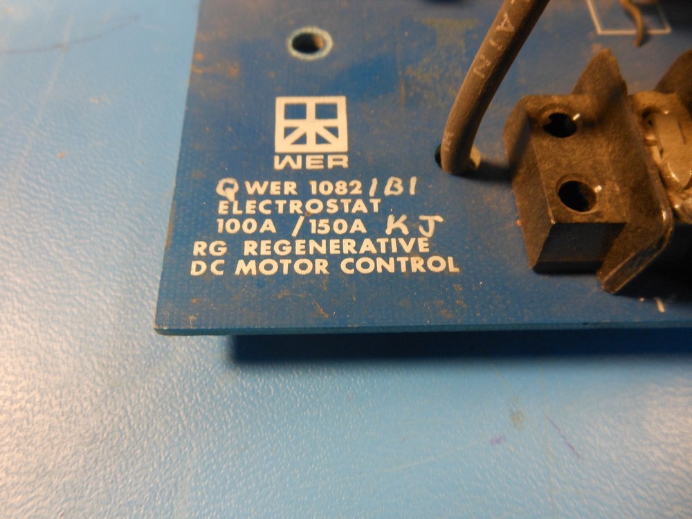 WER 1082 ELECTROSTAT RG REGENERATIVE DC MOTOR CONTROL