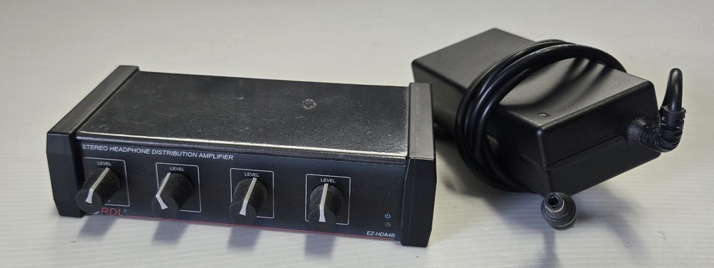 RDL Stereo Headphone Distribution Amplifier EZ-HDA4B