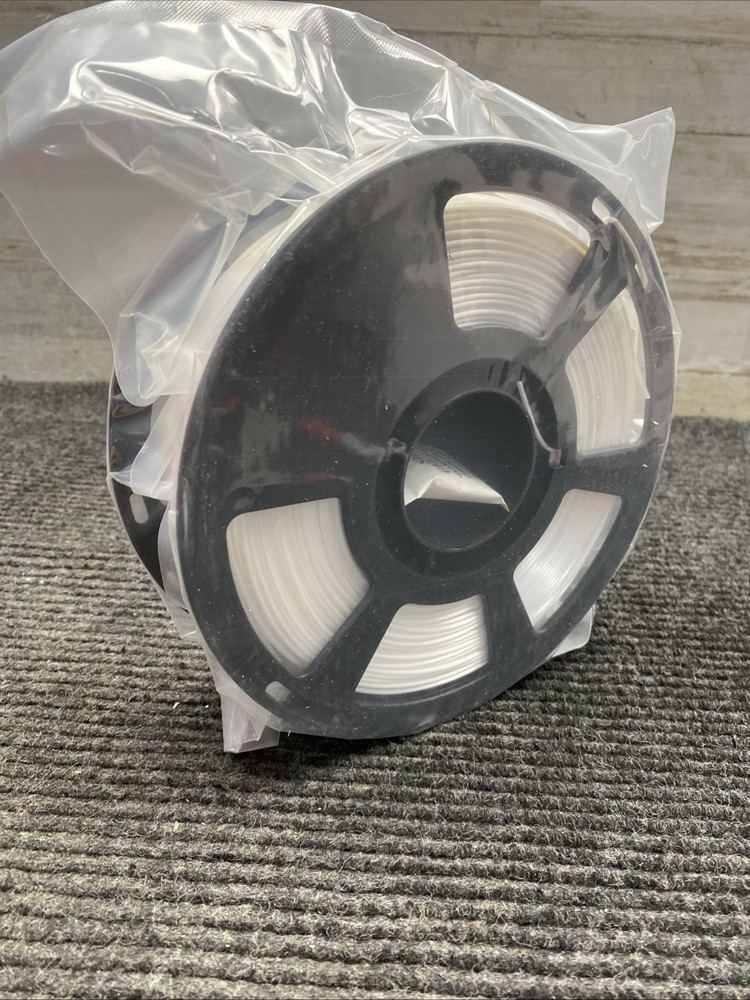 Mika 3D Printer Metallic Shiny White 1.75mm Silk PLA Filament Bundle