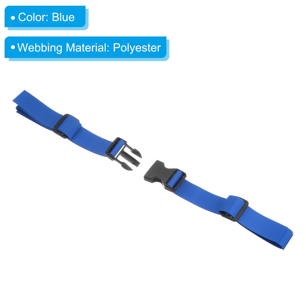 Backpack Belt Strap, Waist Strap with Quick-Release Buckle, Blue