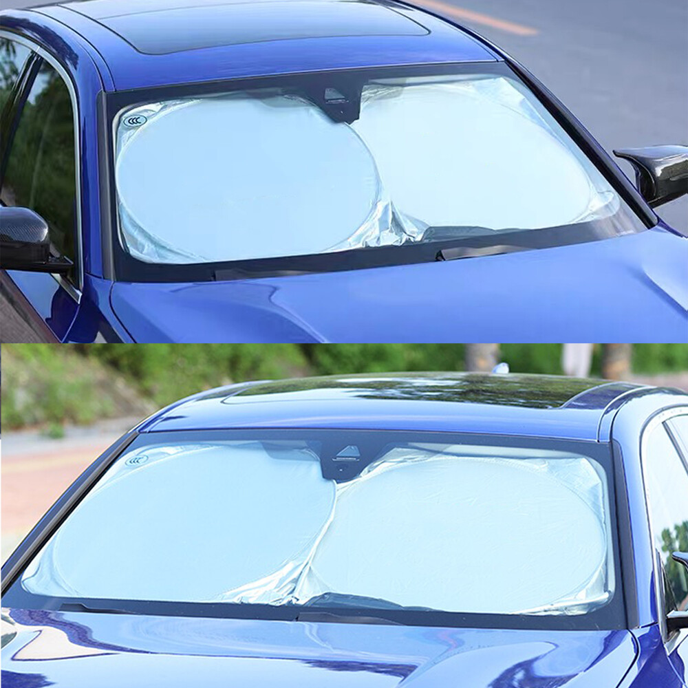 For Mini Copper Front Windshield Sun Visor Shade Cover UV Block Foldable Screen