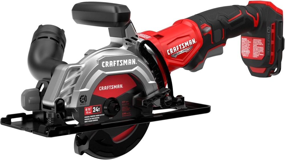 V20 4-1/2 Inch Cordless Circular Saw, Bare Tool Only ()