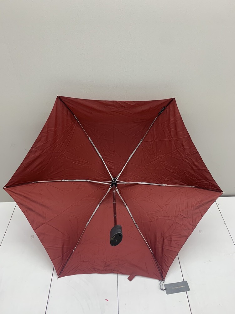 Francesco Biasia Red Push Button Umbrella