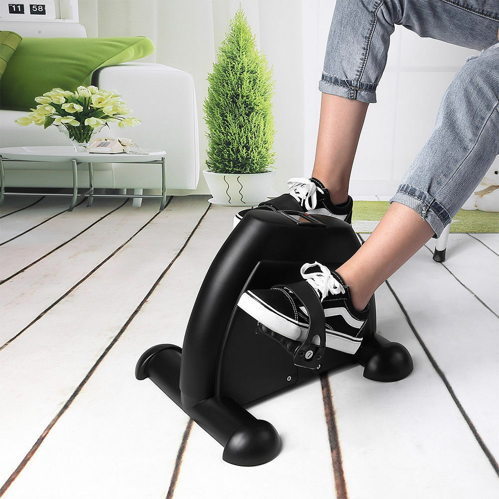 Pedal Exerciser Foot Cycle Arm&Leg Pedal Exerciser w/ LCD Screen Display US