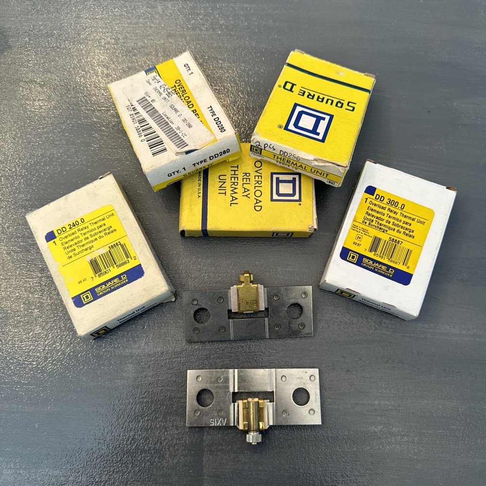 Square D Type DD Thermal Overload Relay Heater Units - Most Sizes!!