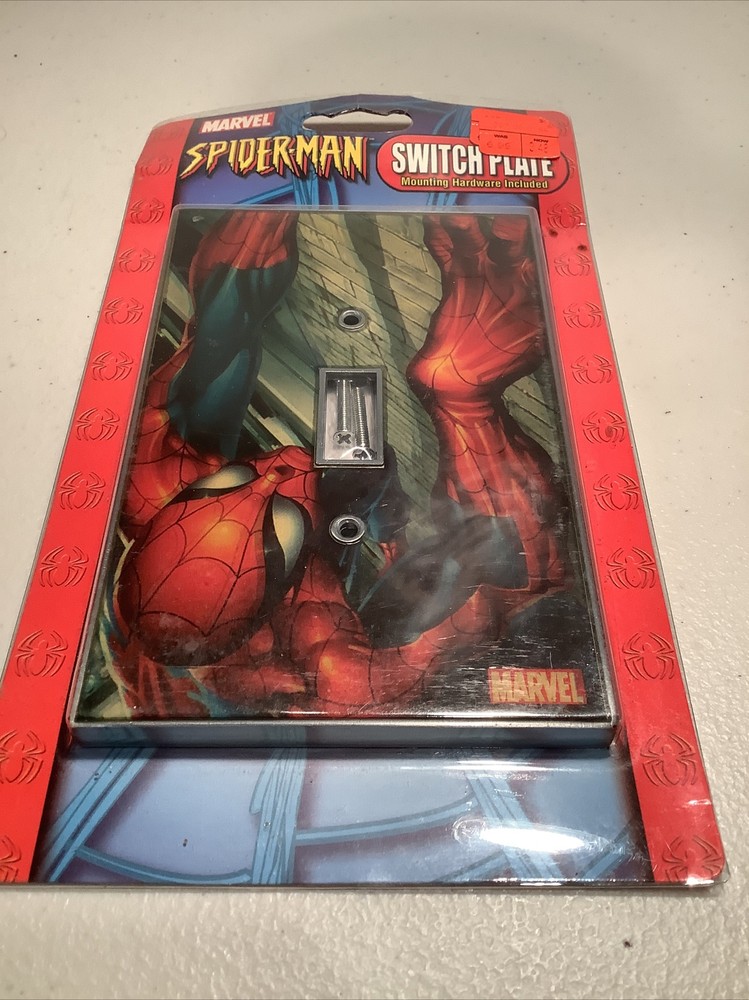Spider-Man Switch Plate Marvel 2005 Wall Climber