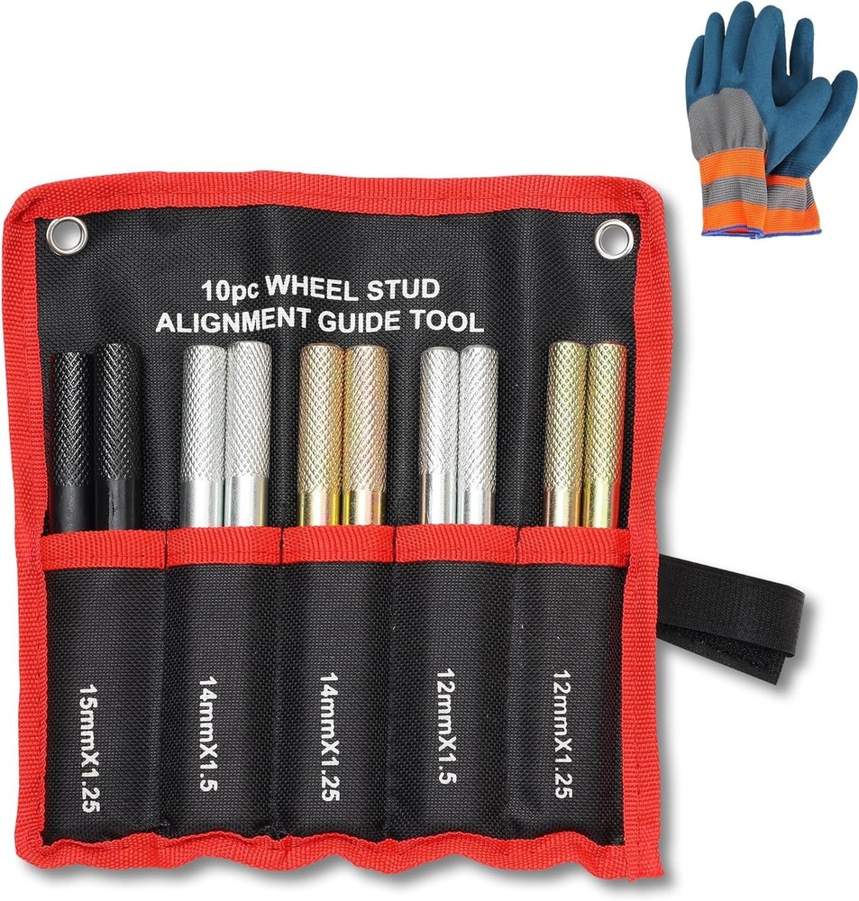 10-Piece Wheel Alignment Pin Guide - Essential Tool for Safe Tire Changes