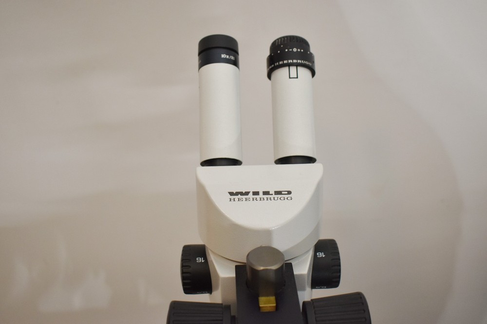 Vintage H. Wild Heerbrugg M3B Microscope