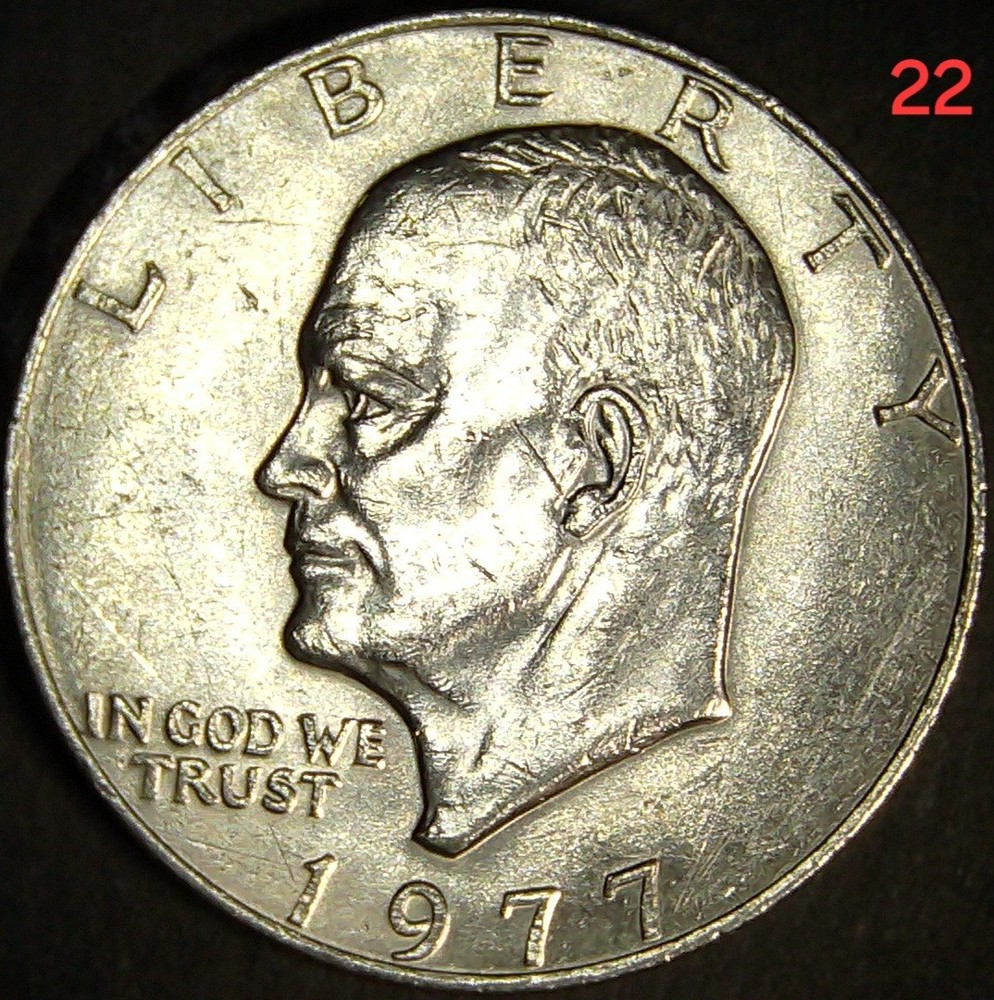 1977 P  "Ike" Eisenhower $1 Almost Uncirculated 💥💥