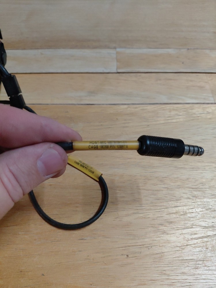 vintage Astrocom 10355-B headset communicator w/ microphone