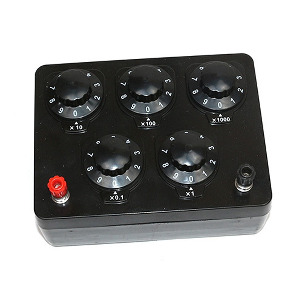 Black Resistor Box Variable Decade Resistor Resistor Box 0-9999.97642