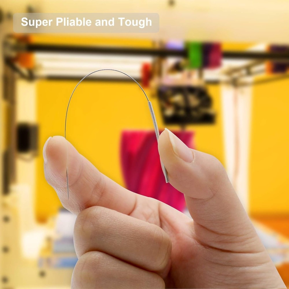 Complete 3D Printer Nozzle Cleaning Set - 13 Tools Including Copper Wire Brush