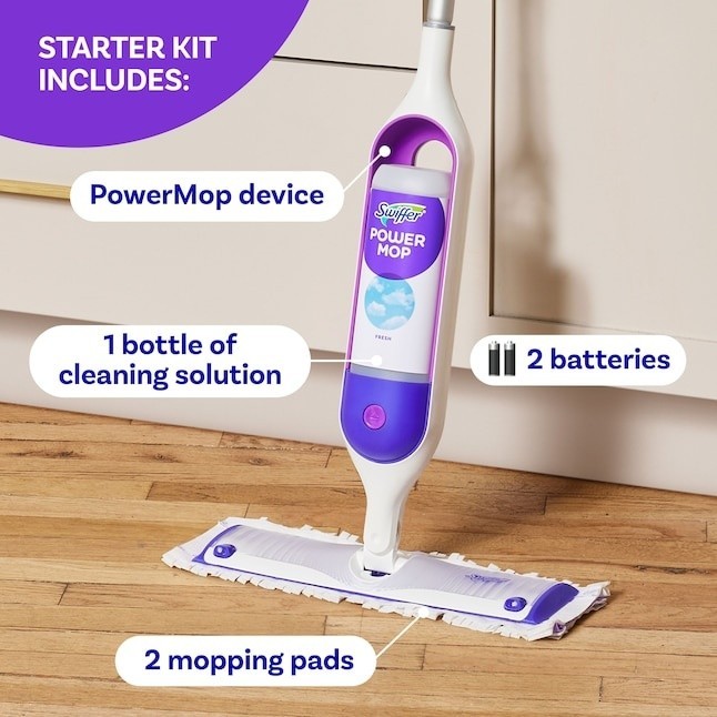 Power Mop Double Nozzle 25.4-fl oz Spray Mop