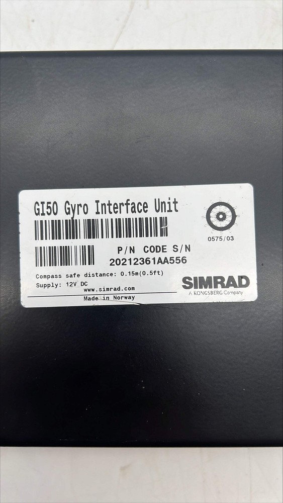 Simrad 20212361 GI50 Gyro Interface Unit (Used)